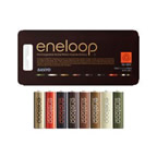 eneloop tones chocolat 単3形充電式ニッケル水素電池「eneloop」8色カラーパック