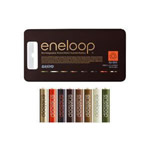 eneloop tones chocolat 単4形充電式ニッケル水素電池「eneloop」8色カラーパック